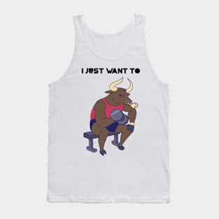 i just want to train Tank Top